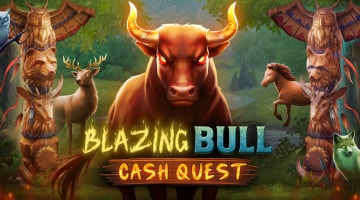 Blazing Bull: Cash Quest logo